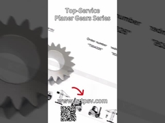 Zwarte staalconstructie graafmachine voor het reizen of schommelen van planetaire versnellingen voor hydraulische motor aandrijving