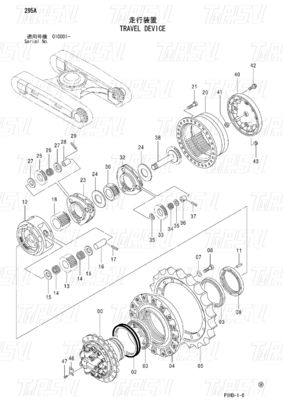 Op maat gemaakte kleuren Graafmachine Reisdrive Catalogus Motoren