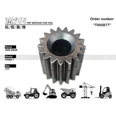 Robuuste DH60-7 graafmachine 2 fase zonne-aangedreven installatie