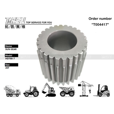 HD700-7 Graafmachine Zwenk 2-traps Zonnewiel Machine Graafmachine Aandrijfmotor Met Transportverpakking