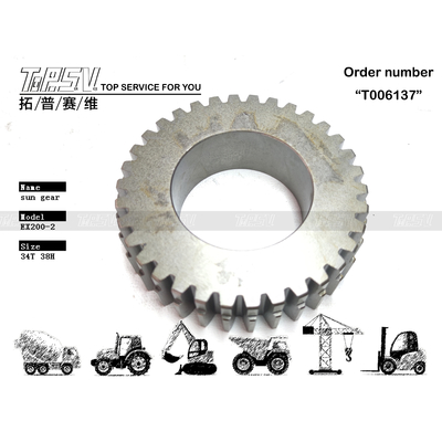 EX200-2 Graafmachine Reis 2 Traps Zonnewiel Eenvoudig Te Installeren Met Tandwielolie