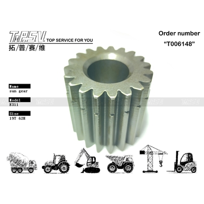 6I-6518 High Precision E311 Excavator Travel 2 Stage Sun Gear Makkelijk te installeren