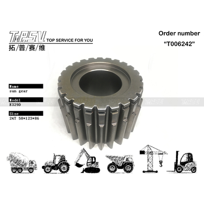 169-5590 Planetary Reducer Steel E325C Excavator Travel 3 Stage Sun Gear voor Transmissiesysteem van de Excavator