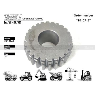096-0583 Graafmachine Gebruikt E200B Graafmachine Reis 2-Traps Zonnewielkast in Zwart