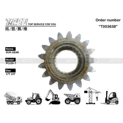 206-26-71410 Hoge Duurzaamheid PC220-7 Graafmachine Zwenk 1 Fase Zonnewiel Eenvoudige Installatie Onderhoud met Handige Tandwielolie