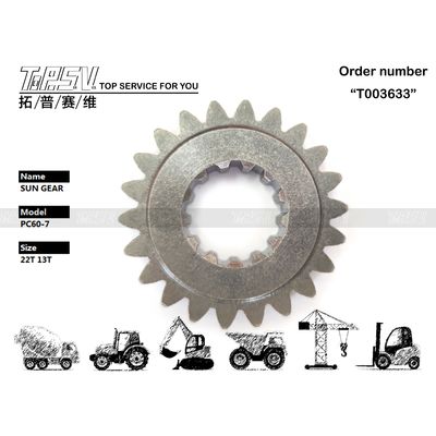 201-26-71150 Gemakkelijk te installeren PC60-7 Graafmachine Swing 1 Stage Zonneversnellingsmotor met hydraulische aandrijving Betrouwbare prestaties