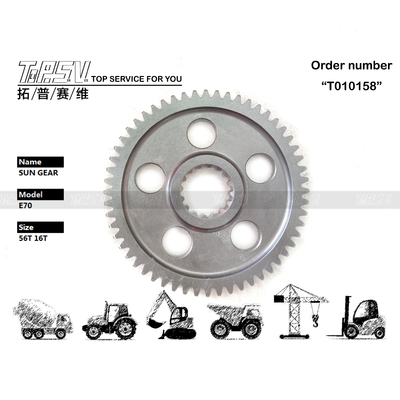 Planetary Reducer Type E70 Excavator Swing Sun Gear Reducer Gear Parts with High Durability