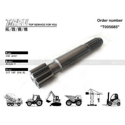 22U-27-21110 Origin PC220-7 Excavator Travel 1 Stage Sun Gear for High Precision Excavator Transmission System