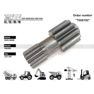 HD450 Excavator Travel Sun Gear voor verschillende Excavator Modellen Compatibiliteit met Gear Oil Onderhoud in Excavator Transmission System