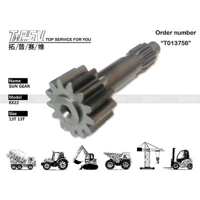 Reparatie en onderhoud van machines met zwarte tandwielolie EX22 graafmachine aandrijving 1 fase zonnewiel in kleur