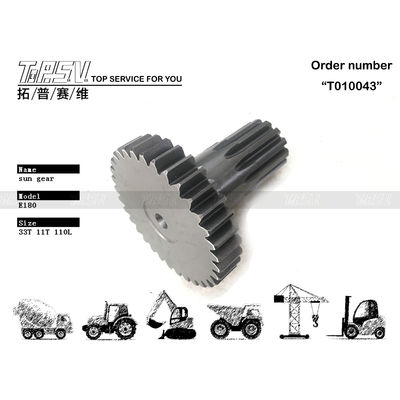 Energy Mining E180 Excavator Travel 1 Stage Sun Gear met langdurige tandwiel olie en onderhoud