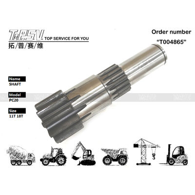 20S-26-1111 Hydraulische aandrijving PC20-5 Swing Pinion-onderdelen van graafmachines voor langdurig transmissiesysteem van graafmachines