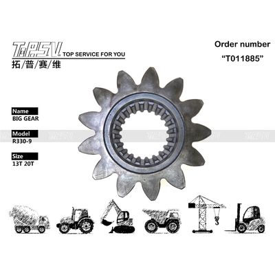 Origineel warmtebehandeld R330-9 graafmachine zwenk grote tandwiel reserveonderdelen elektronische onderdelen voor uw behoeften