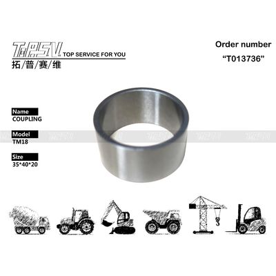 Hoge precisie TM18 Graafmachine Reis 1 Fase Koppeling Airconditioning Onderdelen voor Zwaarbelastings Transmissiesysteem