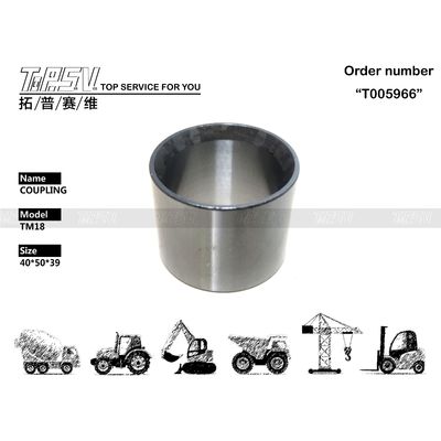 TM18 Graafmachine Transmissie Reis 2-Traps Koppelingssysteem Overige Graafmachine Reductie Onderdelen in Zwarte Kleur voor Compatibele Merken en Modellen