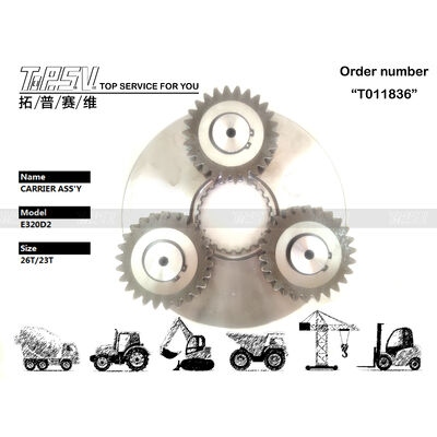 E320D2 Graafmachine Zwenk 1 Stage Carrier ASSY Onderdelen Voor Zwenkaandrijving Graafmachine Reserveonderdelen
