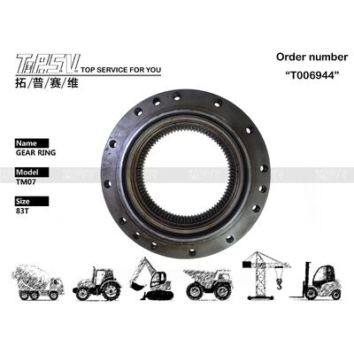 TM07 graafmachine reistandringonderdelen voor reserveonderdelen voor graafmachines