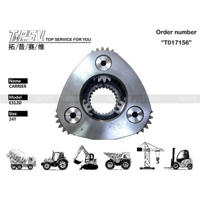 E312D Graafmachine Zwenk 2-traps Drager ASSY Onderdelen Voor Zwenkaandrijving Graafmachine Reserveonderdelen