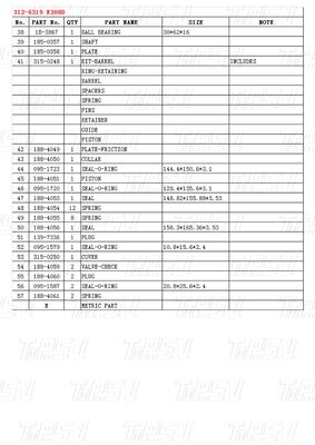 Catalogus Custom Kleur Graafmachine Swing Drives Reducer 312-6319 E308D