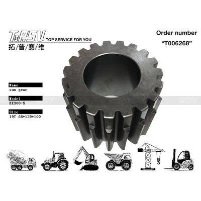 ZX330 Travel Planetary Sun Gear 3075005 Hardheid voor Planetary Reducer