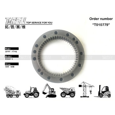EX60-1 Swing van de excavator Interne ringversnelling staal 2024937 voor reparatie van machines