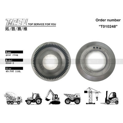 High Efficiency Excavator Spare Parts EX60-2 Travel Gear Ring 2031521