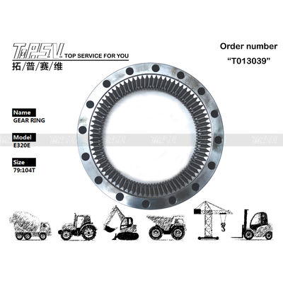 E320E Excavator Travel Steel Gear Ring 267-6783 Gear Mesh Installatie