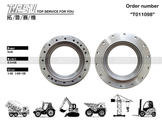 E200B Excavator Travel Hub Final Drive Assembly Componenten van staal 096-4325