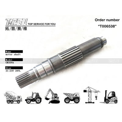 XKAH-00410 Duurzaamheid en warmtebehandelde slijtagebestendige GM35VA graafmachine aandrijving motoras