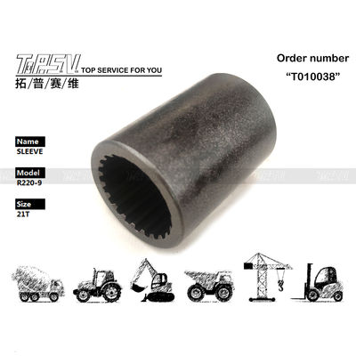 Zwart staal Hydraulische pomp Spline Koppeling 39Q6-42170 R220-9 slijtagebestendige