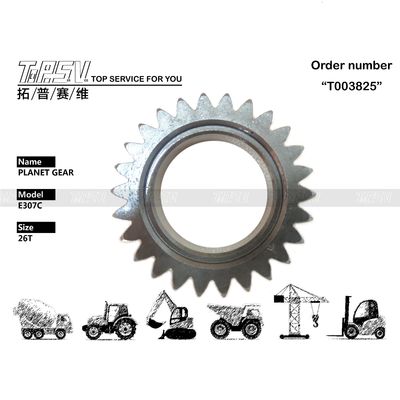 Oppervlaktebehandelde E307C graafmachine Swing 1 Stage versnellingsbak met zwart stalen lichaam 171-9445