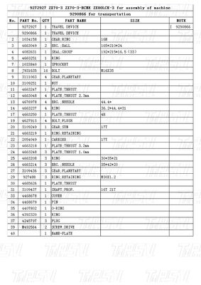 Draaiboog Final Travel Catalog Motors Voor Hitachi Boogmachines Modellen 9272927 ZX70-3