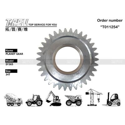 Warmtebehandeld staal DH420-7 Travel 2 Stage Planet Gear Excavator Gearbox - beschikbaar voor onmiddellijke verzending