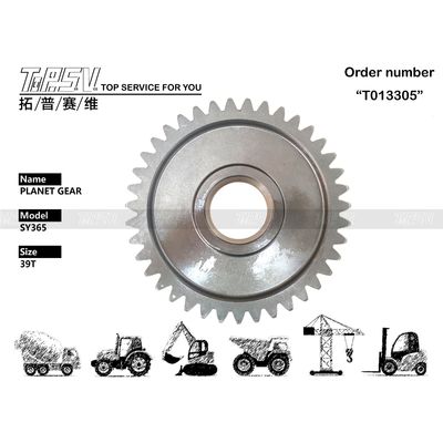 Hydraulische graafmachine 2101-7026 SY365 Reis 1 fase Planetary Gear Zwarte warmtebehandeling geïnstalleerd via Gear Meshing