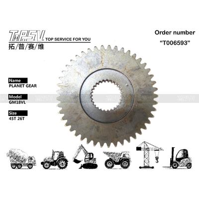 Zwarte staalconstructie SH120 graafmachine Reisplanetaire uitrusting voor hydraulische motor aandrijving