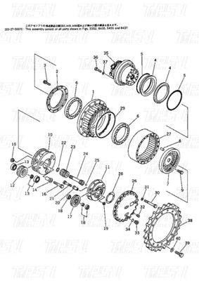 Bolt On Hydraulische Swing Motor / Travel Motor Drive voor OEM's van graafmachines