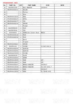 Afhankelijk van het model PY53D00004F1 SK55 Excavator Travel Drive Catalog