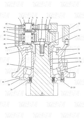 Bolt op de hydraulische graafmachine Swing Drive Catalogus voor een soepele rotatie