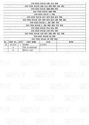 E312C Swing en Travel Drive van graafmachines Motor- en reductiemonteercatalogus