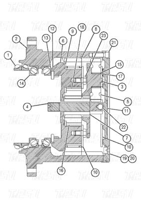 Aanpasbare boor op graafmachine Hydraulische aandrijving Catalogus met planetaire reducer
