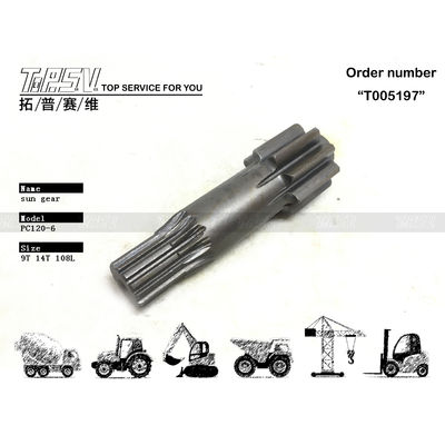 Energy Mining PC120-6 Excavator Travel 1 Stage Sun Gear Reducer Gear Parts voor zware toepassingen