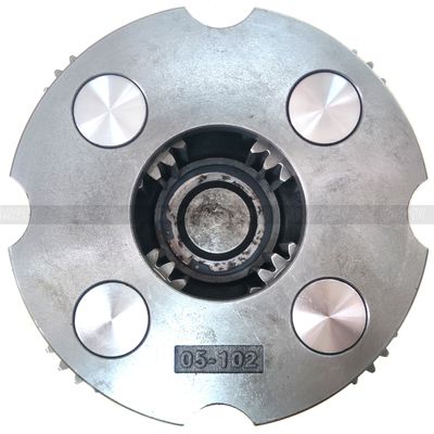 Gealarminstallatie Zware JS200 graafmachine Swing 2 Stage Carrier Assy voor deelde zak Transportverpakking voor de behandeling van zware materialen