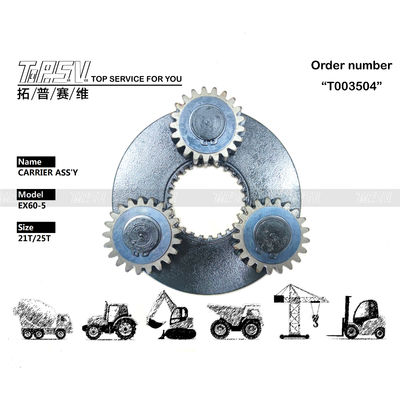 Hydraulische motor aandrijving zwaar werk EX60-5 Graafmachine Swing 1 Stage Carrier ASSY Gear Meshing Installatie inbegrepen