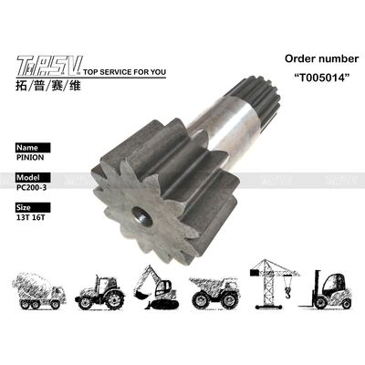 Compatibiliteit Compatibel met 205-26-71393 PC200-3 Graafmachine Swing Pinion Merken en modellen Graafmachine Reizen Motoronderdelen die worden gebruikt in graafmachines
