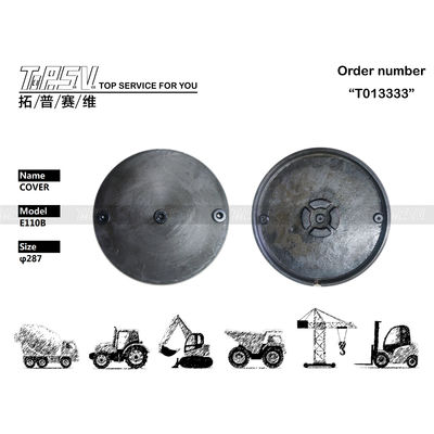 1R-5469 Zwarte kleur E110B Excavator Final Drive Cover voor compatibele Hyundai merken en modellen Hoge duurzaamheid