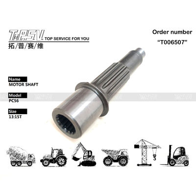 FUMHSH-1-2412 Energy Mining PC56 Excavator Travel Motor Shaft met beschikbare slijtvastheid