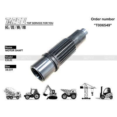 XJDG-00029 194-8280 High Precision E312C Excavator Travel Motor Shaft voor Excavator Transmission System Verpakkingsgrootte Afhankelijk van het verpakkingstype