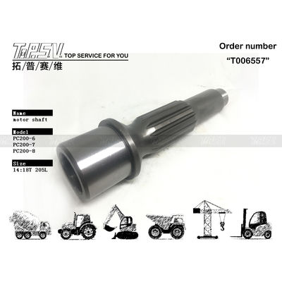708-8F-32110 Compatibel PC200-6 Excavator Final Drive Motor Shaft Ideaal voor in Excavator Machinery en verschillende merken