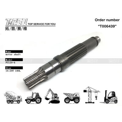 High Precision PC120-6 Excavator Travel Motor Shaft Parts voor de prestaties van het excavatorsysteem