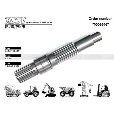 096-4372 Warmtebehandeld staal E200B Graafmachine Reismotor As voor superieure prestaties en levensduur